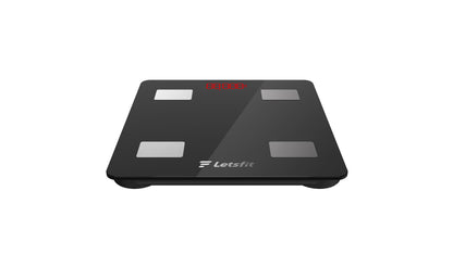 Letsfit Bluetooth Body Fat Scale – Smart Digital Scale with 13 Body Composition Metrics, 500 lb Capacity