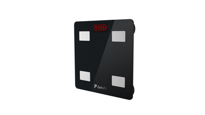 Letsfit Bluetooth Body Fat Scale – Smart Digital Scale with 13 Body Composition Metrics, 500 lb Capacity