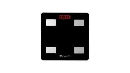 Letsfit Bluetooth Body Fat Scale – Smart Digital Scale with 13 Body Composition Metrics, 500 lb Capacity