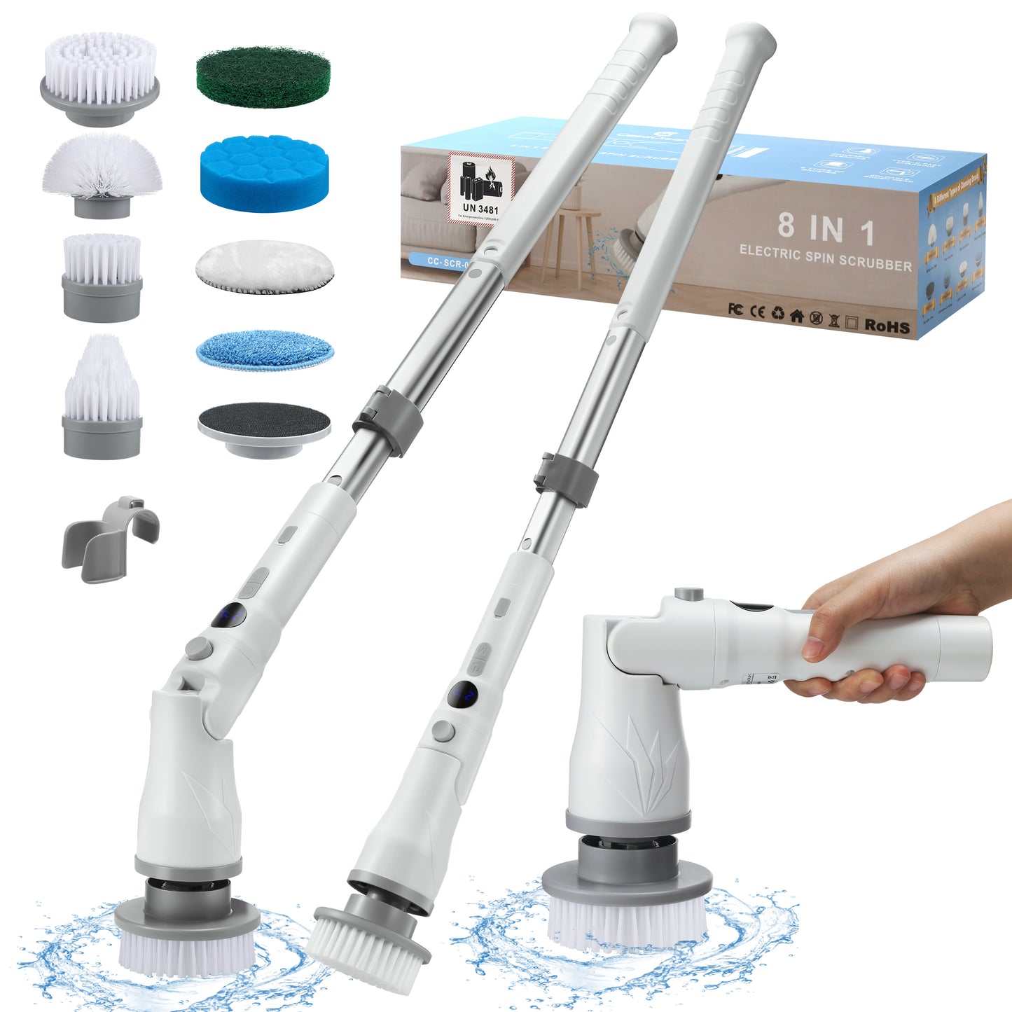 CasaClean Scrubber 8-in-1 Cleaning Tool